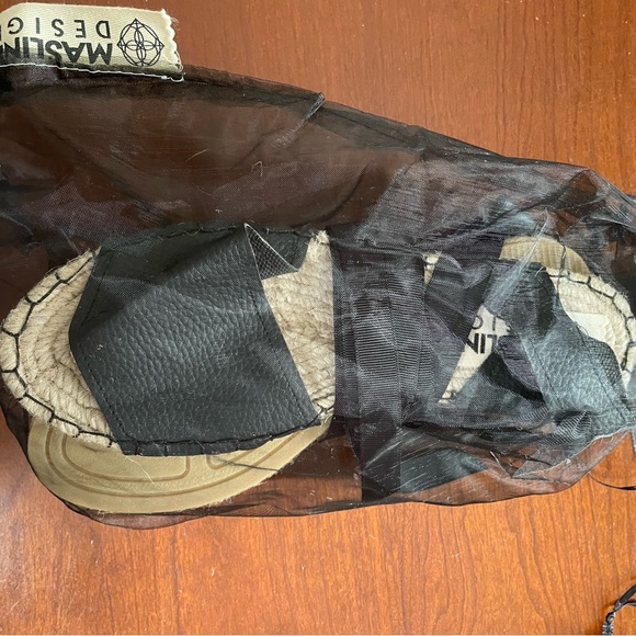 Maslinda Black Ankle Tie Espadrilles - Picture 4 of 4